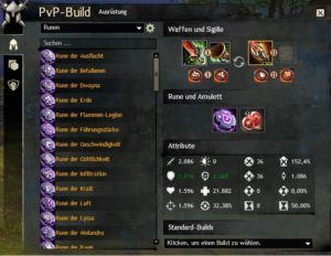 PvP Build Menü