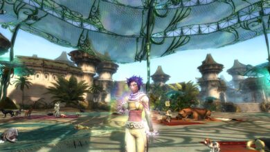 Eyora beim Kaffee trinken