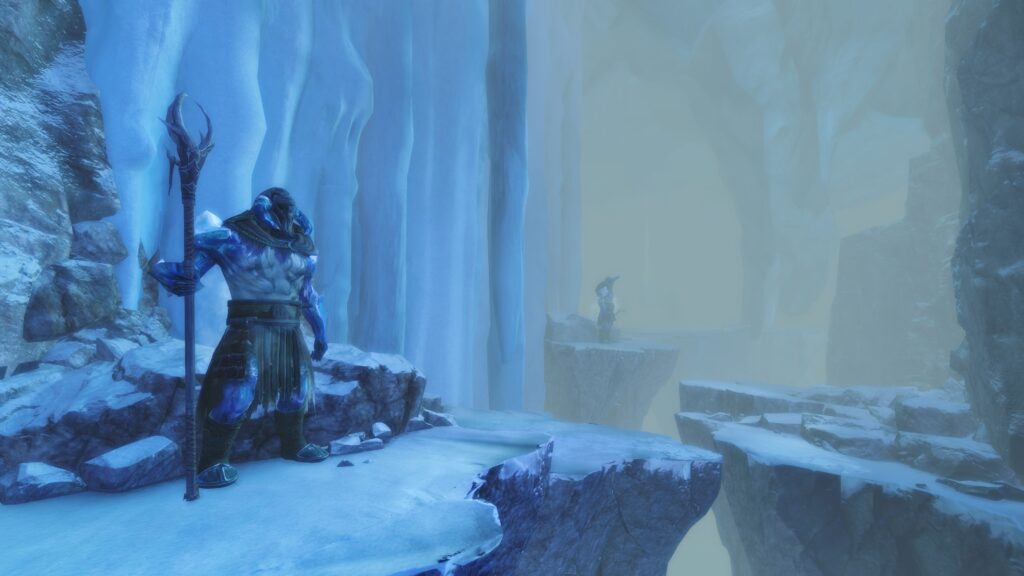 Söhne Svaniers halten Wache in Eishöhle