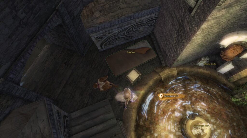 Benutzter Schlafsack