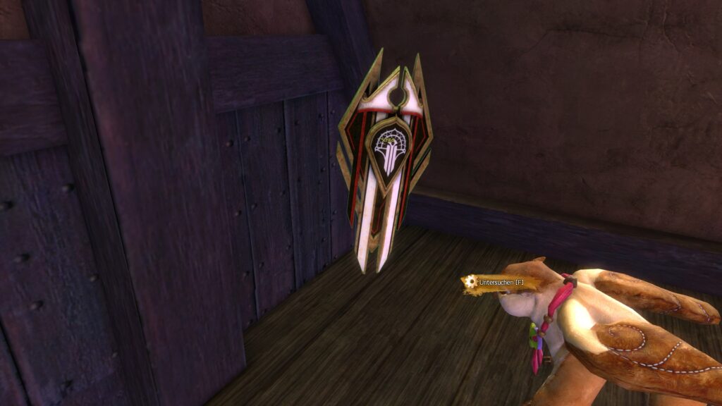 Weißer Mantel Schild