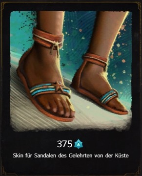 gelehrten sandalen der küste