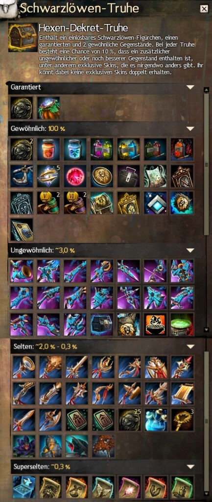 hexen dekret truhe