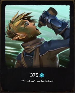 trinken emote foliant