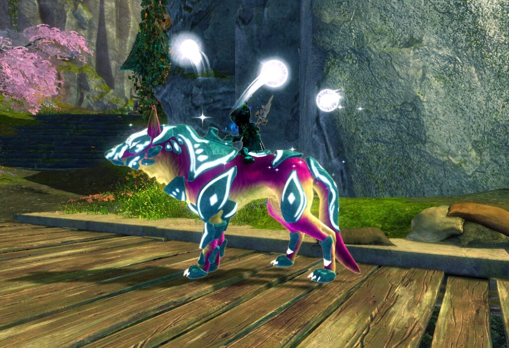 verzauberter schakal gefärbt