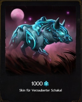verzauberter schakal