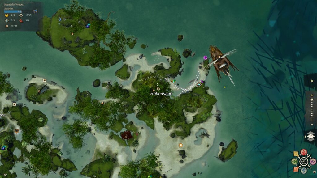 Ley-Linien für Laien Eine Abhandlung über WEltenmagie Karte