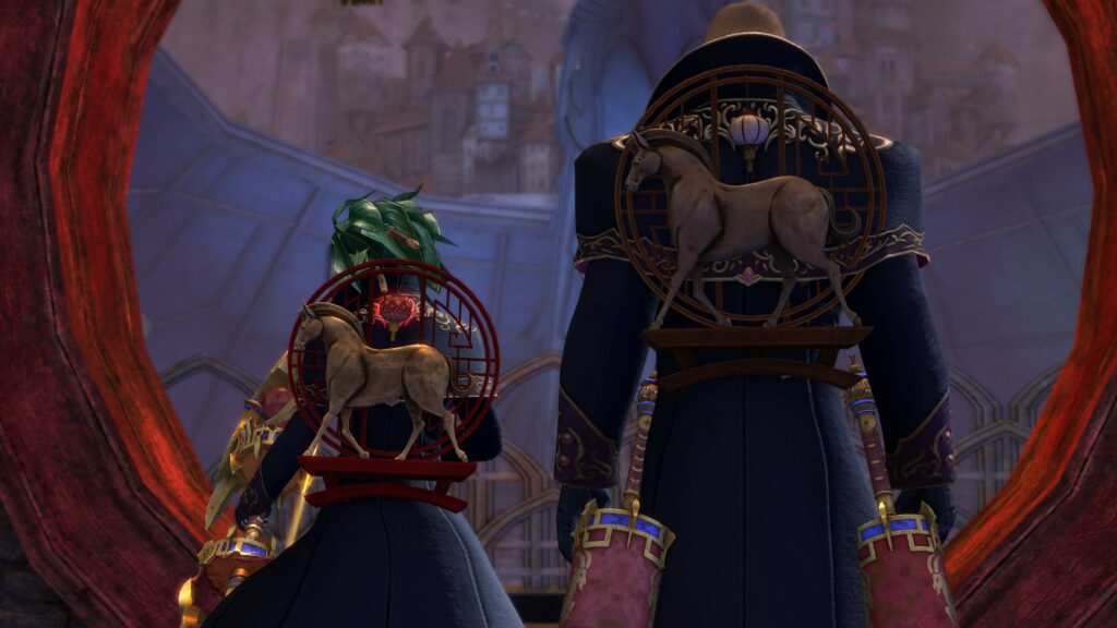 Rückengegenstand des Pferdes