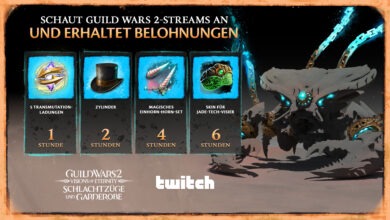 Twitch Belohnungen zum Update Schlachtzüge und Garderobe