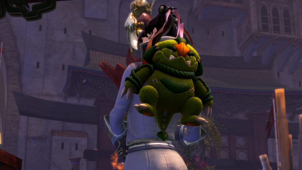 grüner Monster Rucksack