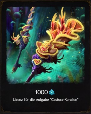 lizenz aufgabe castora korallen