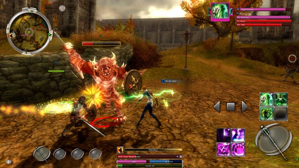 Ansicht des Android Interfaces