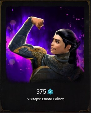 bizeps emote foliant