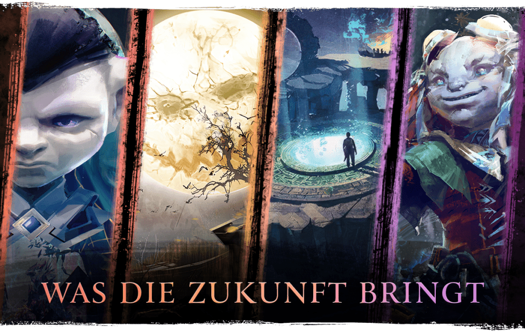 Ein panorama deutet die zukünftigen Updates an