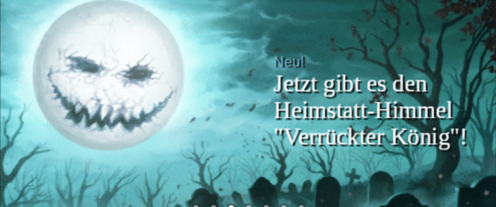 Jetzt gibt es den Heimstatt-Himmel "Verrückter König"!